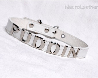 Harley Quinn Puddin Choker - Customizable Faux Leather Suicide Squad Collar