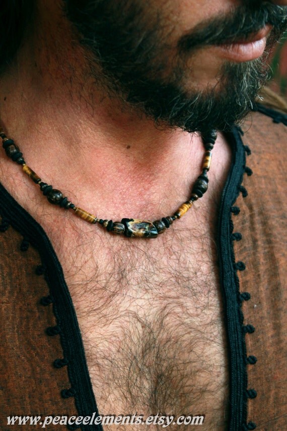 mens boho necklace