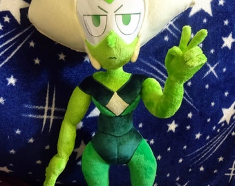 Steven Universe inspired 77-90 cm high Peridot full poseable art doll plushie (CUSTOMIZATIONS OK! read description please!) made-to-order