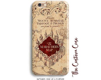 Marauder's Map IPhone Case, Harry Potter Iphone Case, Iphone 4/5/5c/6/6+6s, Samsung Galaxy S3/S4/S5/S6/S6/6edge/6edge+, Galaxy Note3/4/5