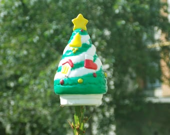 Vintage top Xmas top Christmas tree topper Christmas topper Christmas tree tip Plastic christmas decoration christmas tree decor Tree Top