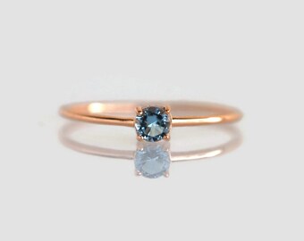 aquamarine ring rose gold, engagement ring, rose gold engagement ring, promise ring, rose gold ring, aquamarine ring gold, dainty ring