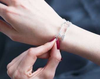 Personalized Signature Bracelet - Memorial Signature Bracelet - Personalized Handwriting Bracelet - Keepsake Jewelry