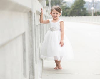 White Flower Girl Dresses