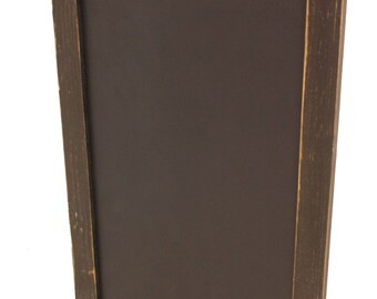 Country Rustic Vertical Chalkboard with Tray