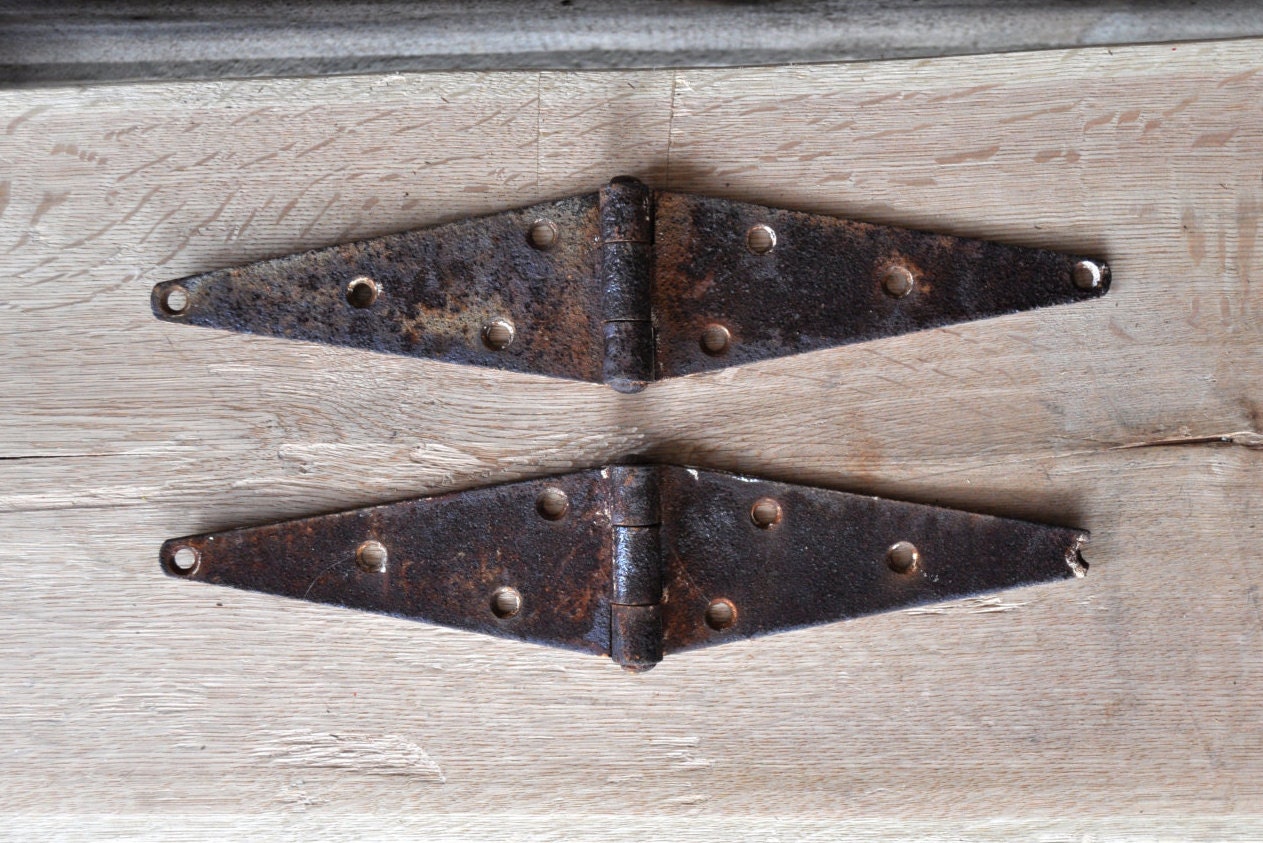 Barn Door Hardware Antique Hinges Antique by RustedPulchritude