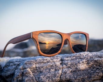 Rosewood Wayfarer Sunglasses, Rosewood Wood Glasses, Polarized Wooden Sunglasses | Sunglasses Men | Sunglasses For Women