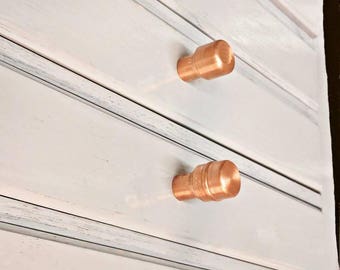 Copper Handle Copper Handles Copper Knobs Drawer Knobs And Pulls Cabinet Knob Hardware Furniture Knob and Pull Polished Copper Knobs