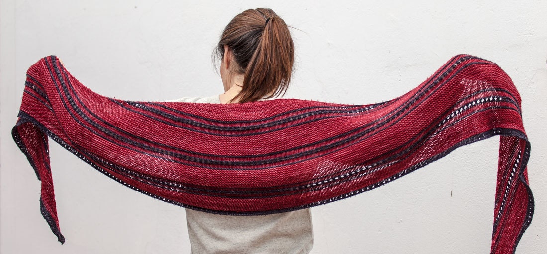 Ronda Shawl Knitting Pattern from Devanalana on Etsy Studio