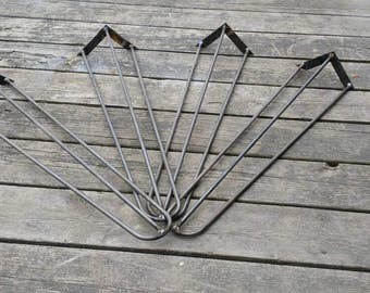Mid Century Modern Hairpin Legs- Steel hairpin Legs- Set of 4