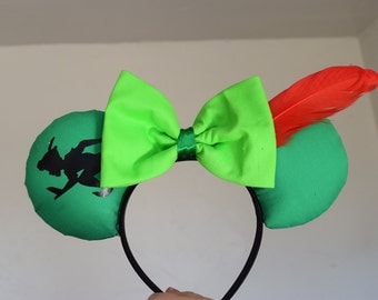 Peter Pan Minnie Ears, Peter Pan Ears, Minnie Ears, Minnie Mouse Ears, Mouse Ears