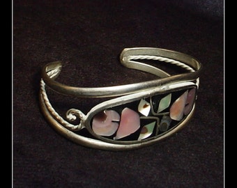 Alpaca Silver Vintage Cuff Bracelet