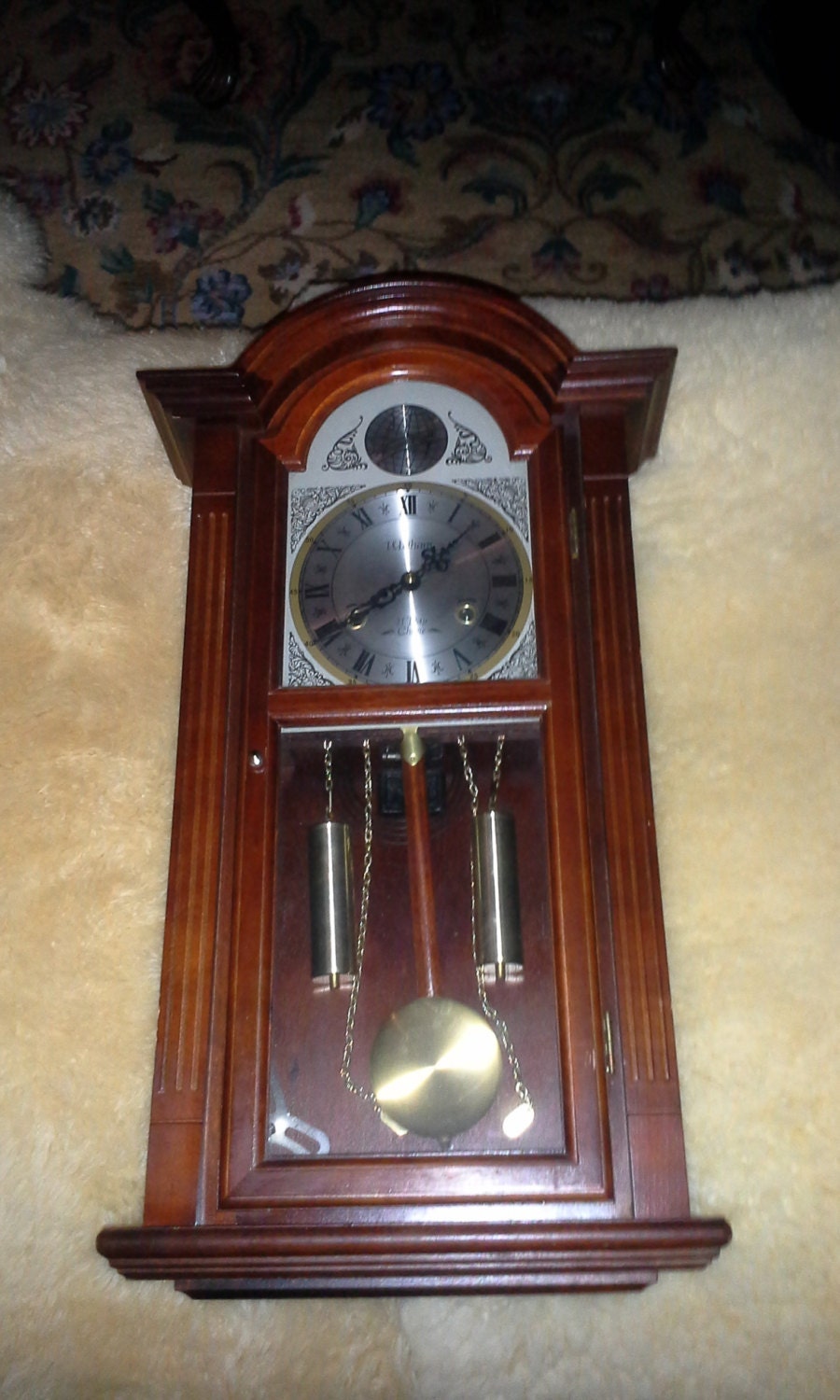Waltham 31 day chime Tempus Fugit Wall Clock