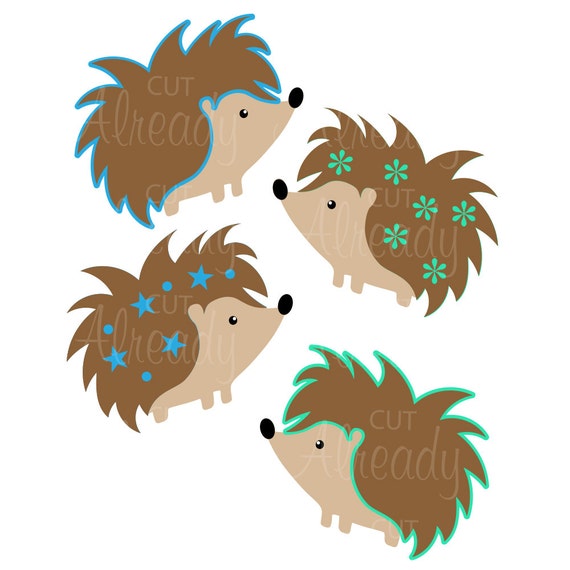 Download Hedgehog SVG cut file PNG DXF For Silhouette Cricut