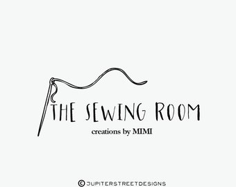 Sewing Logo-Small Business Logo-Craft Logo