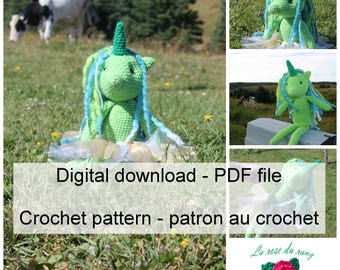 Whisp the unicorn crochet pattern