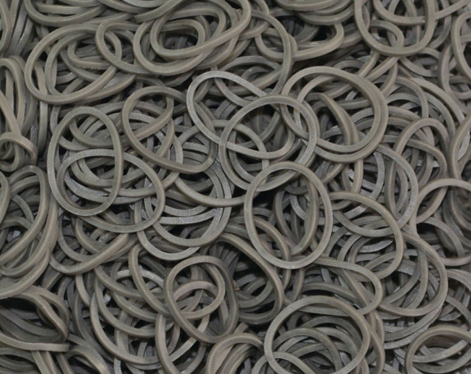 Grey Loom Bands non-latex rubber bands