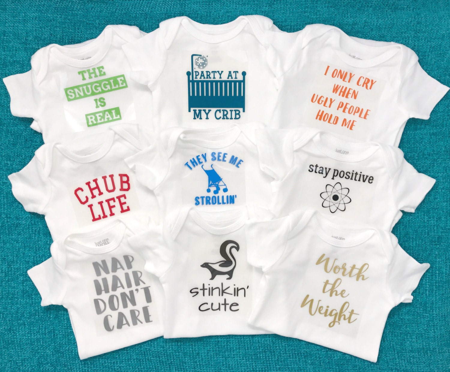 Gender Neutral Baby Shower Iron On Transfers for by YODERCROSS