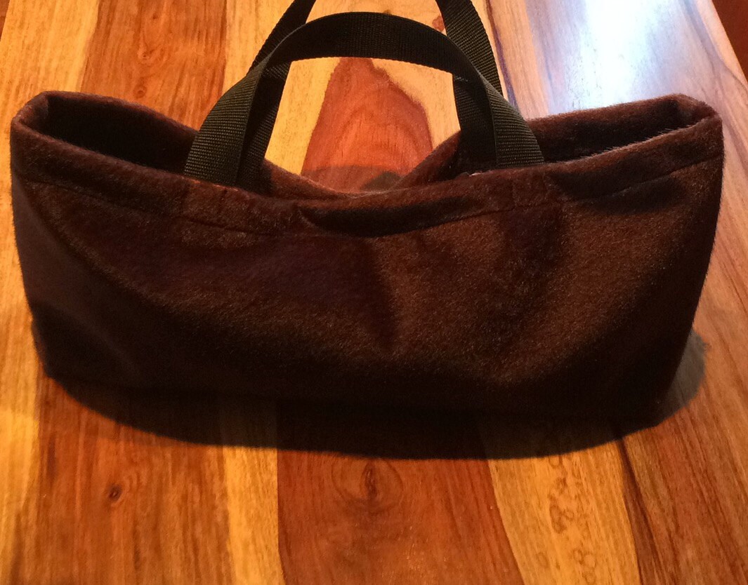 Faux Pony Hair Mini Shopping bag