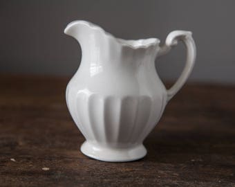 J&G Meakin Ironstone Creamer Classic White