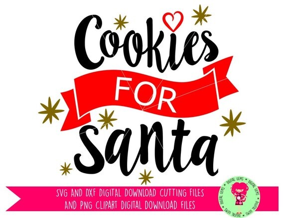 Download Cookies For Santa Milk For Santa SVG / DXF Cutting Files For