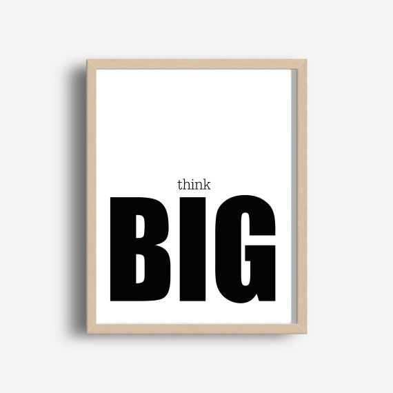 Best of Think big midget poster big midget poster Think