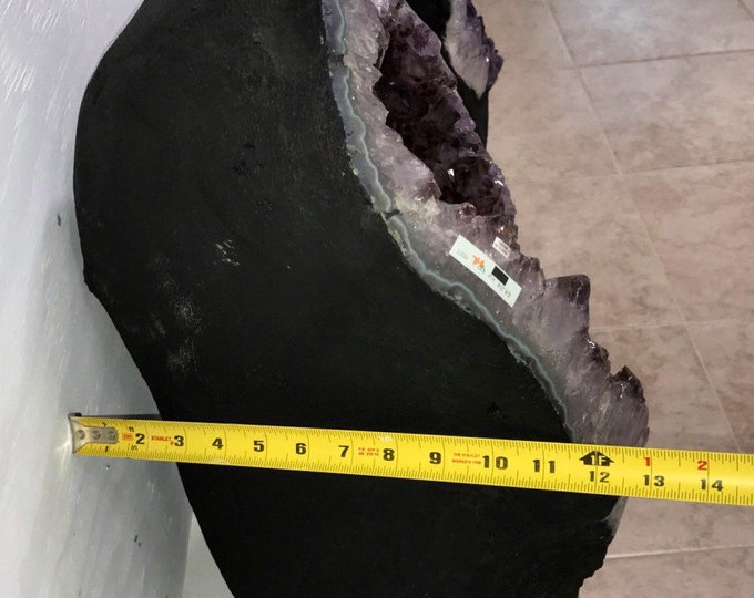 Purple Amethyst Cluster Geode 22 inches tall- from Brazil- 142 LBS Healing Crystals \ Home Decor \ Healing Stone \ Fung Shui \ Chakra
