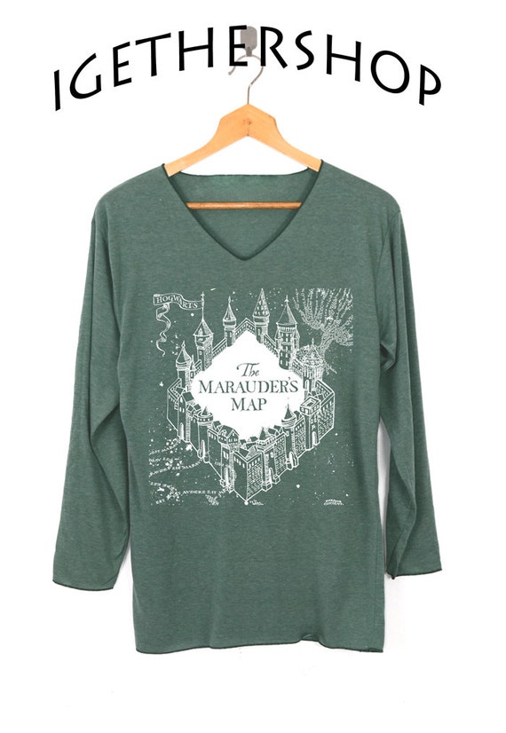 marauders map t shirt sun activated