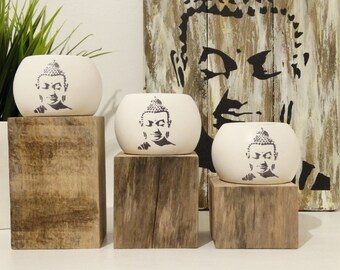 Buddha Tealight Holder Set