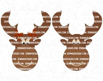 moose face svg - moose svg - camping svg - outdoor svg - woodland svg - animal svg