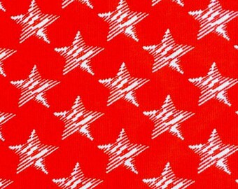 Red star fabric | Etsy