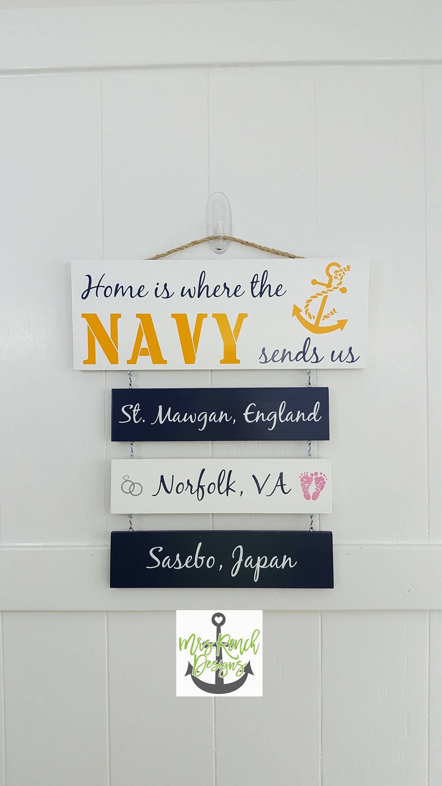 Home is where the Navy sends.. Navy Sign Patriotic Wall