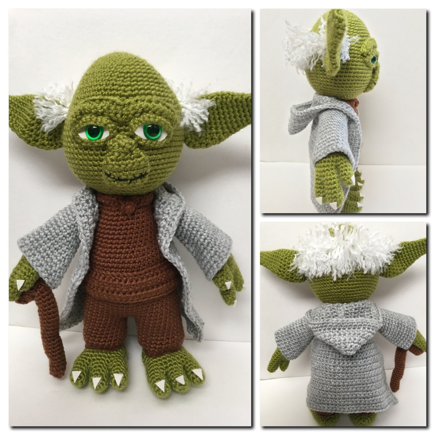 CROCHET PATTERN: Yoda the Wise One