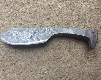 Forged Railroad Spike Knife