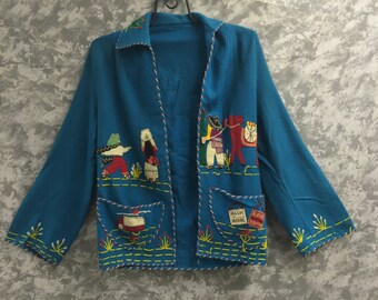 1940's/1950's Embroidered Mexican Jacket