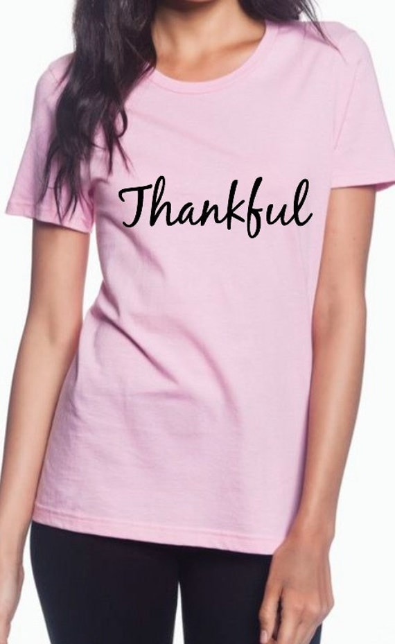 womens thankful shirt