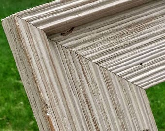 Wide BARNWOOD Picture Frame, Nailmarks & Knots, Wide Rake, Choose Size, 24x36,23x27,18x12,11x14,16x20,17x20,8x10,5x7,4x6,