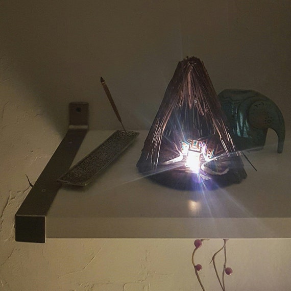 Estilo hippie luz noche cabaña hippie lámpara por kakmilubim Decoración India cabaña