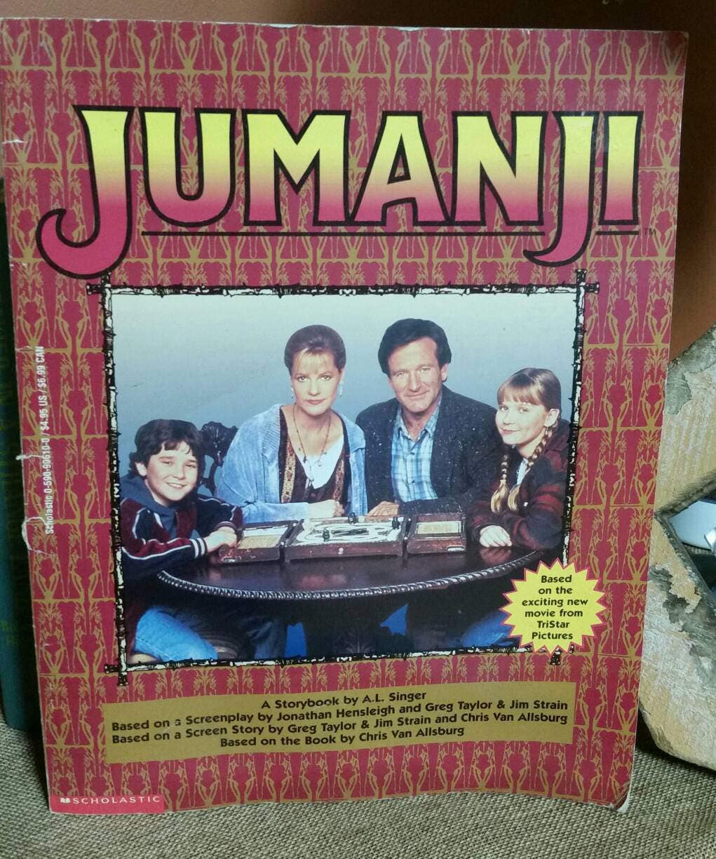 Jumanji Scholastic Storybook/1995 Book Based on the