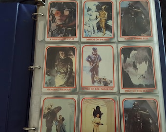 Star Wars Vintage Collectable Trading Cards