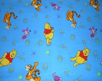 Winnie The Pooh Cotton Fabric Print (1 YARD PIECE)