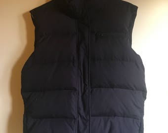 vintage down vest / gilet