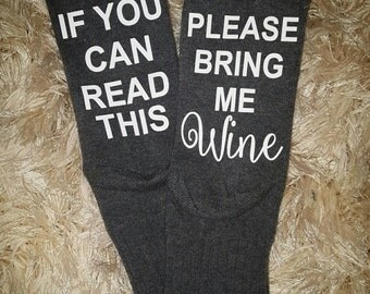 bring me wine socks, wine socks, grey and white socks,