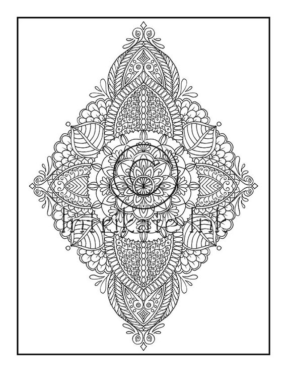 paisley coloring pages peace - photo #22