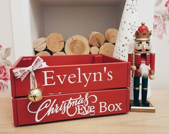 Personalised Christmas Eve crate, Christmas eve box, kids crate, xmas eve, santa hamper