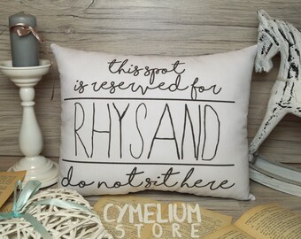 Rhysand - decorative pillow - This spot it reserved! - Sarah J Maas ACOTAR