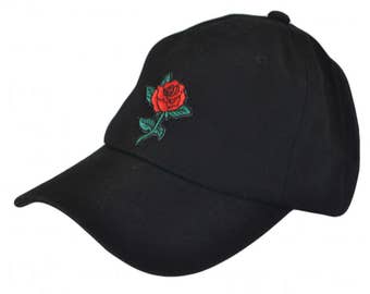 New Rose Baseball Hat Dad Hat Low Profile Unisex Adjustable Buckle Strap