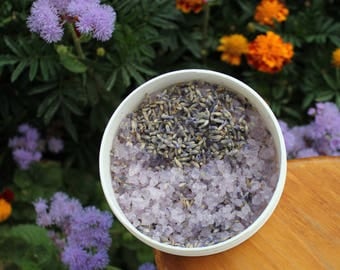 Aromatherapy Bath salt Organic Lavender Bath salt Natural Bath salt Vegan gift SPA salt Relaxation bath saltLavender gift Bath gift for her