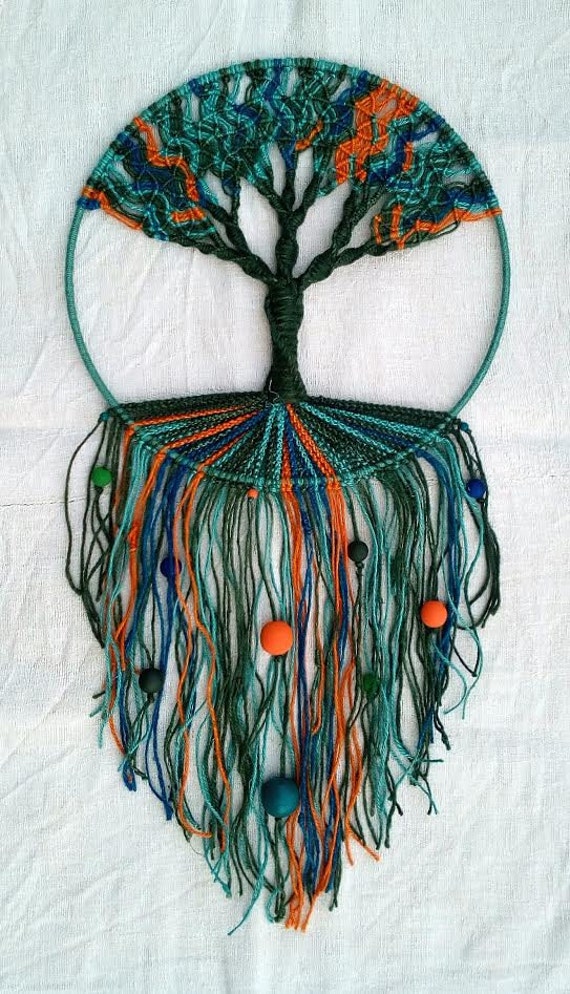 Handmade Macrame Wall Hanging Tree of Life