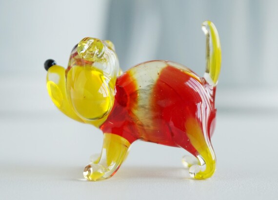 dog glass figurines